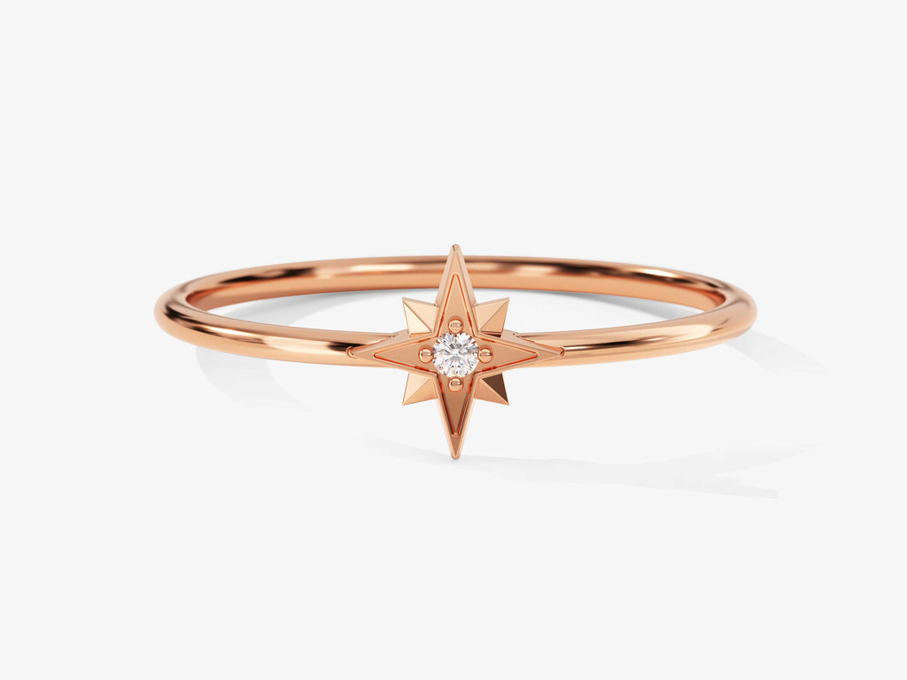 North Star Diamond Ring For Her