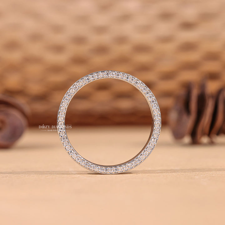 Designer diamond wedding band, Minimalist diamond wedding band, Engraved diamond wedding band, Personalized diamond wedding band, 