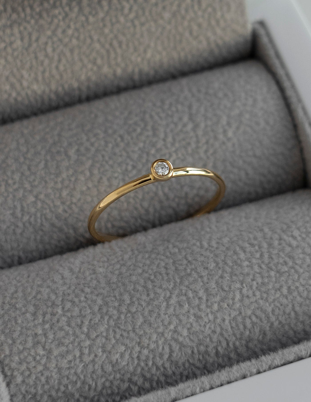 Round Diamond CVD EF/VVS Stacker Wedding Band for Her