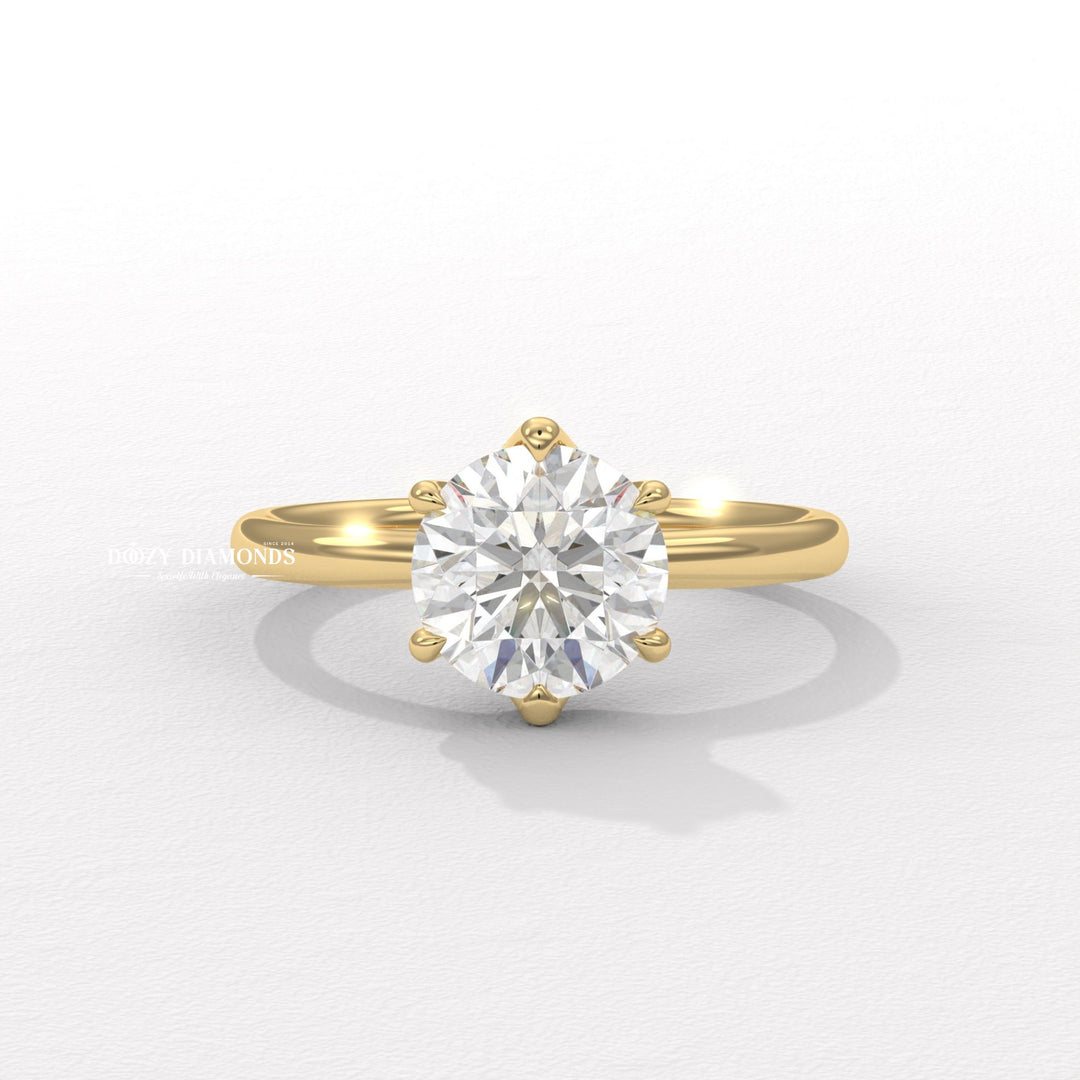 Round Diamond Solitaire Ring
White Gold Engagement Ring

