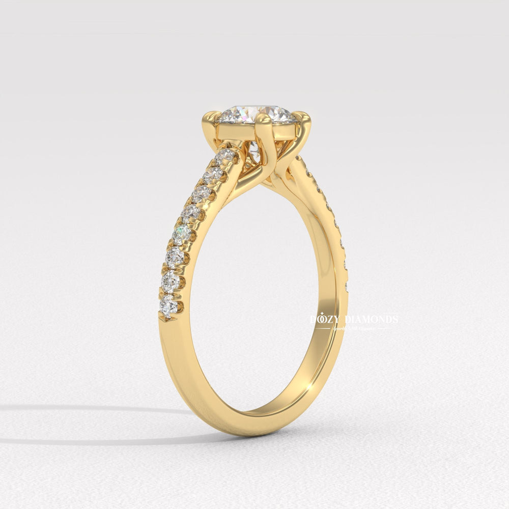 Simple Lab Diamond Solitaire Ring
Minimalist Round Cut Engagement Ring
Lab Created Diamond Minimal Ring
Clean Design Lab Diamond Ring
