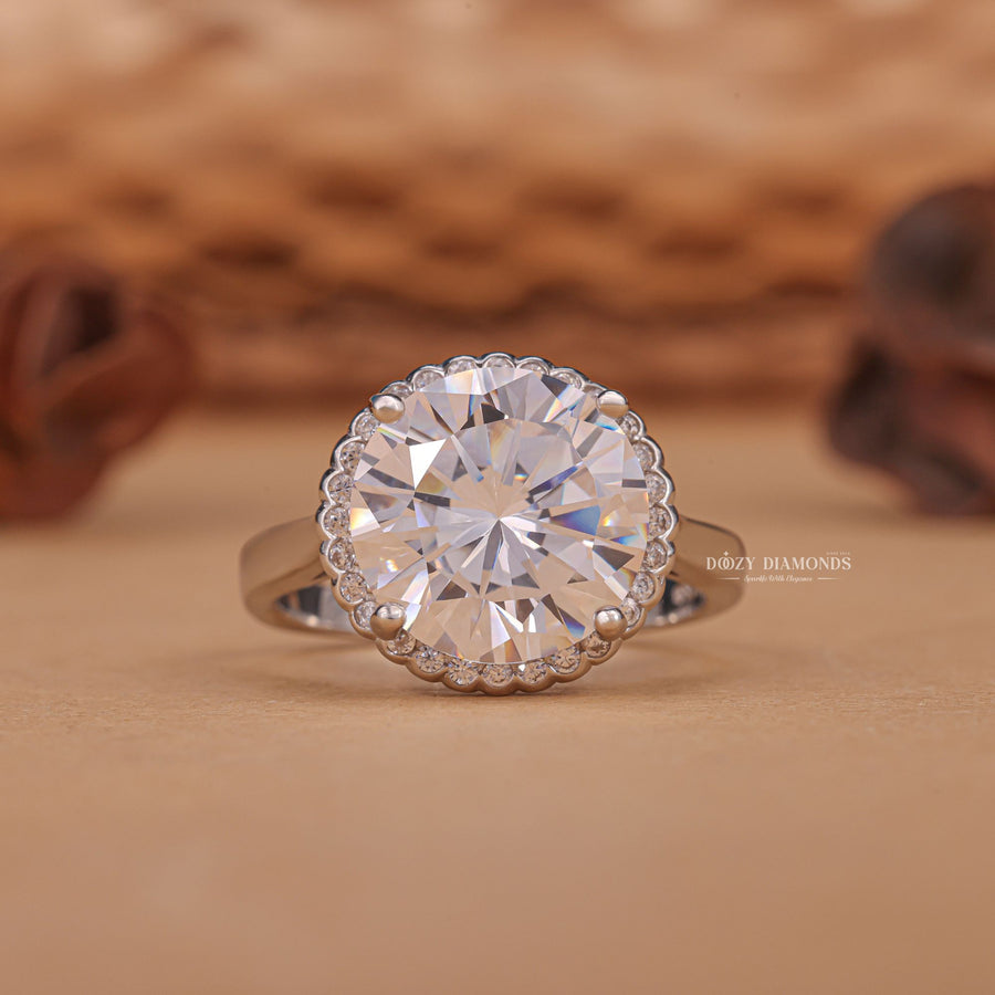 Round excellent cut diamond engagement ring, Round very good cut diamond engagement ring, Round fair cut diamond engagement ring, Round good cut diamond engagement ring,