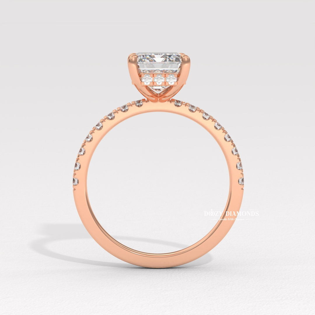 Round cut diamond ring
Round brilliant engagement ring
Natural diamond hidden halo ring
Lab grown diamond hidden halo ring