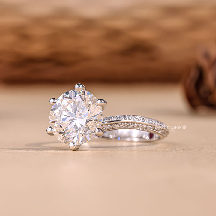 Round handcrafted diamond engagement ring, Round certified diamond engagement ring, Round vintage diamond engagement ring, Round antique diamond engagement ring, Round modern diamond engagement ring, 