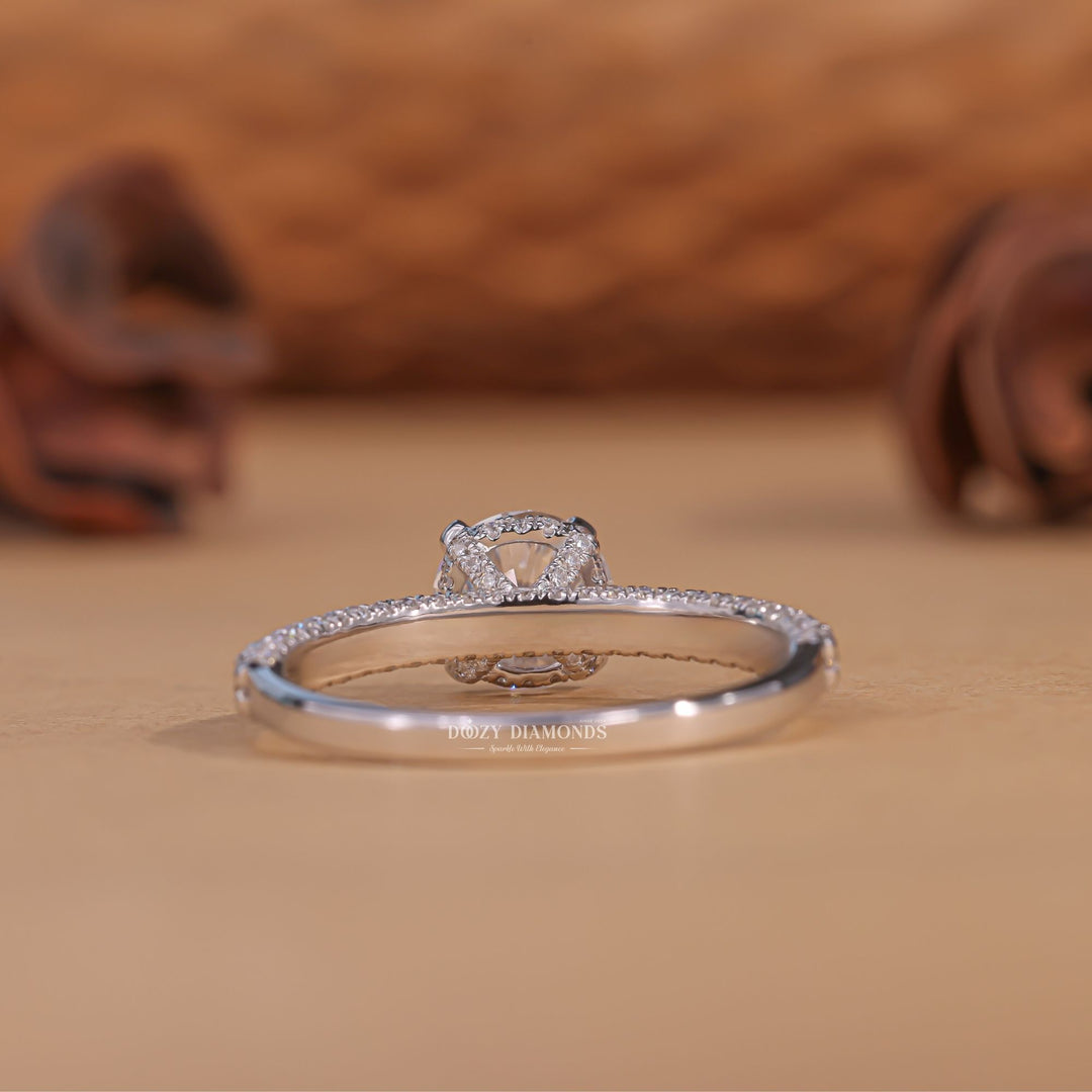 Round custom diamond engagement ring, Round affordable diamond engagement ring, Round luxury diamond engagement ring, Round discount diamond engagement ring, 