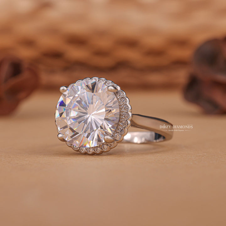 Round excellent cut diamond engagement ring, Round very good cut diamond engagement ring, Round fair cut diamond engagement ring, Round good cut diamond engagement ring, 