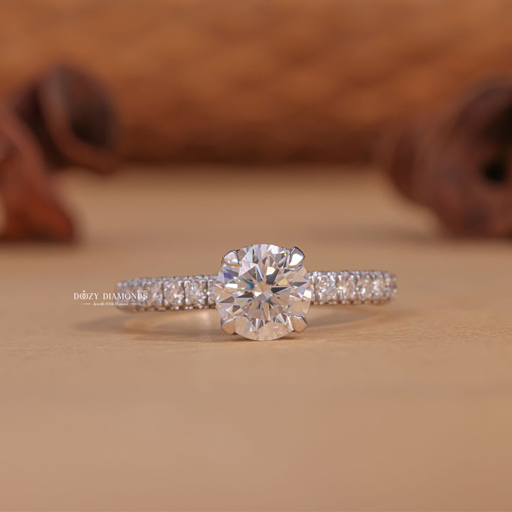 Round local engagement ring, Round handmade engagement ring, Round customized engagement ring, Round made-to-order engagement ring, Round personalized engagement ring