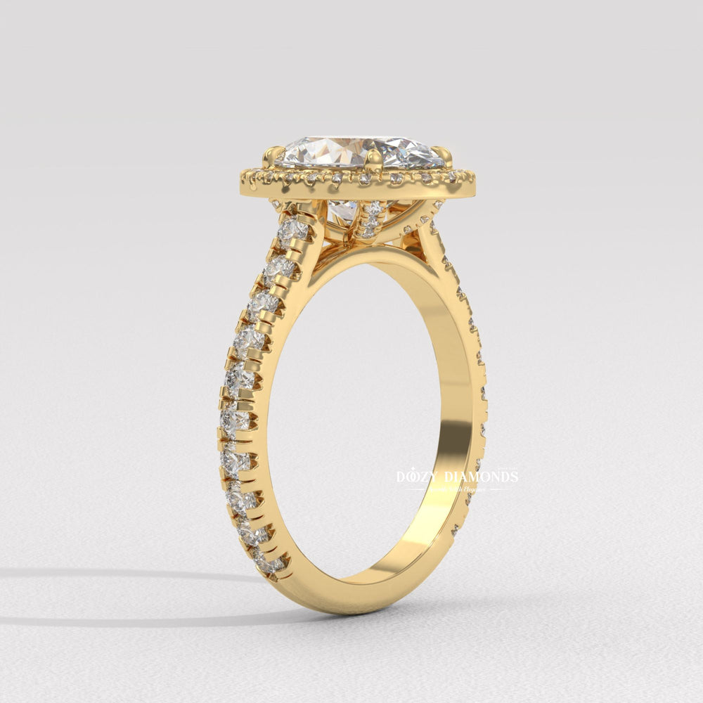 Round glamorous engagement ring, Round sophisticated engagement ring, Round trendy engagement ring, Round fashionable engagement ring, Round ethical engagement ring,