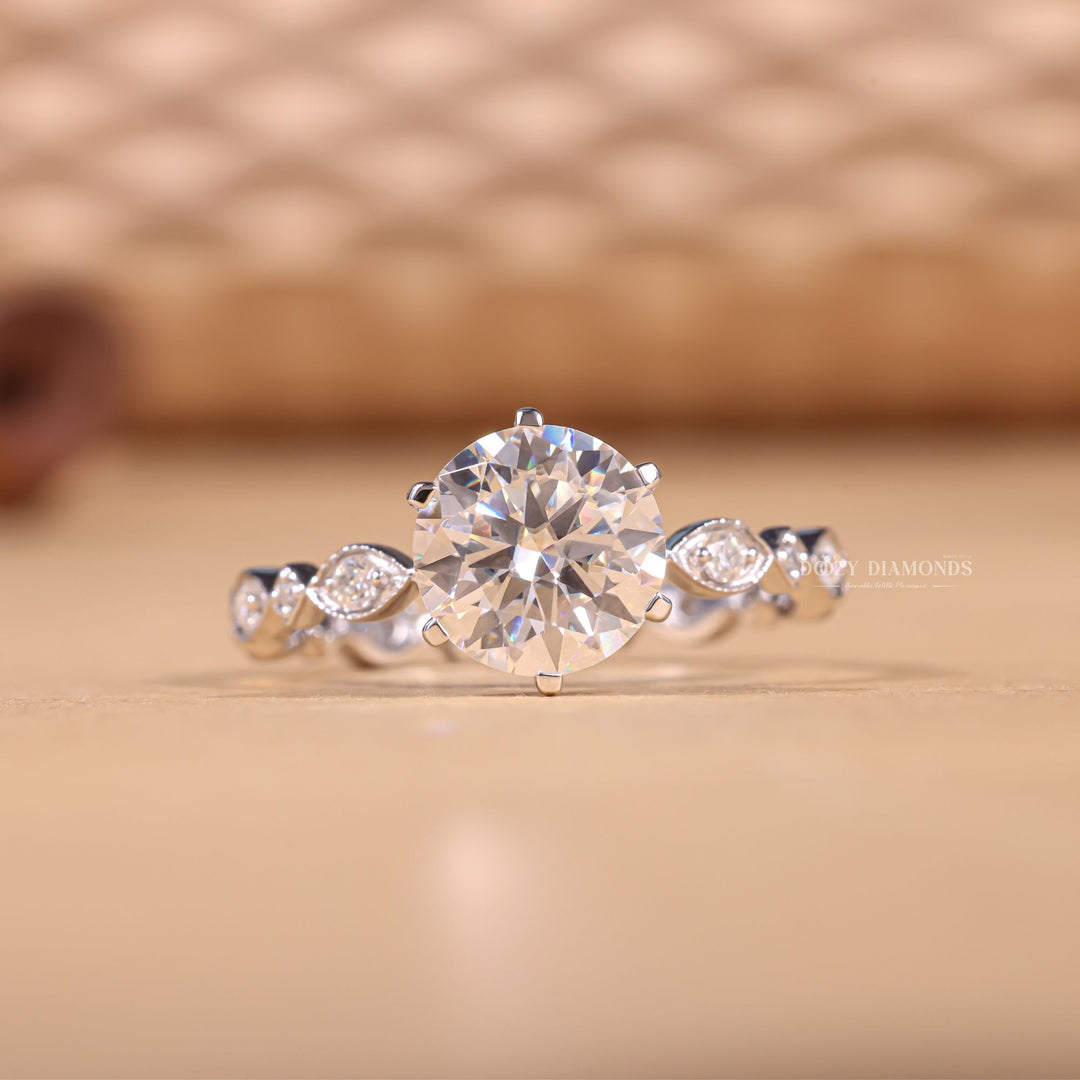 Solitaire engagement ring, Split shank engagement ring, Pave engagement ring, Channel set engagement ring, Bezel set engagement ring, Tension set engagement ring, Vintage-inspired engagement ring, Art deco engagement ring
