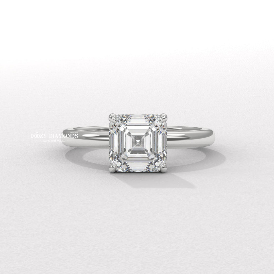 4 carat lab grown diamond
5 carat Asscher diamond
Sparkling lab grown diamond
Conflict free engagement ring