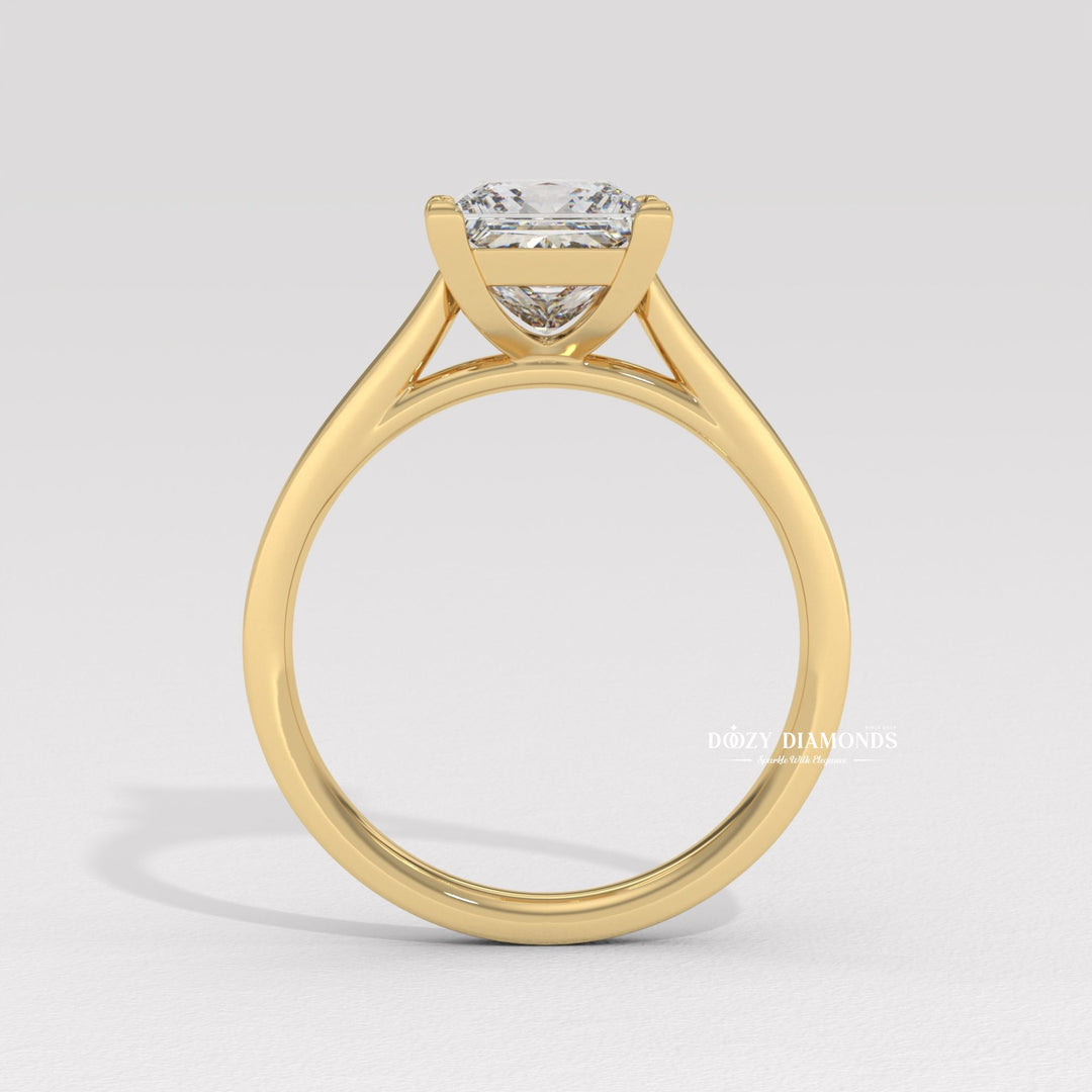 Princess Cut Solitaire Diamond Ring
Sustainable Princess Cut Diamond Ring
Square Cut Lab Diamond Engagement Ring
