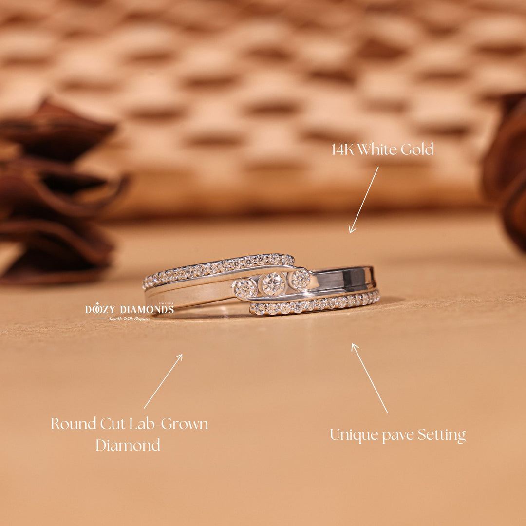 Subtle diamond wedding band, Striking diamond band, Exquisite diamond band, Gorgeous diamond band, Beautiful diamond band