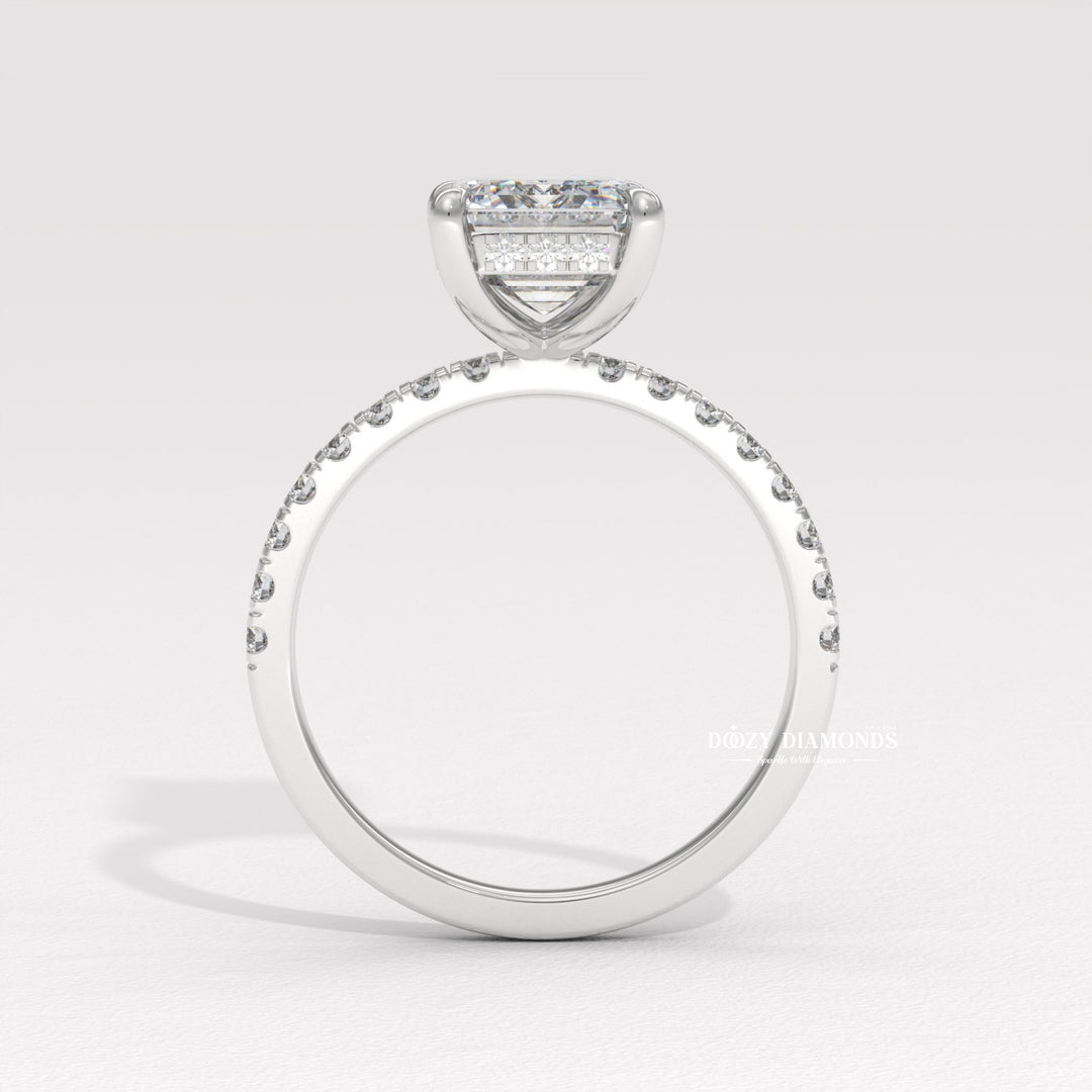 Statement oval engagement ring
Buy IGI certified ring online
Modern vintage oval pavé ring