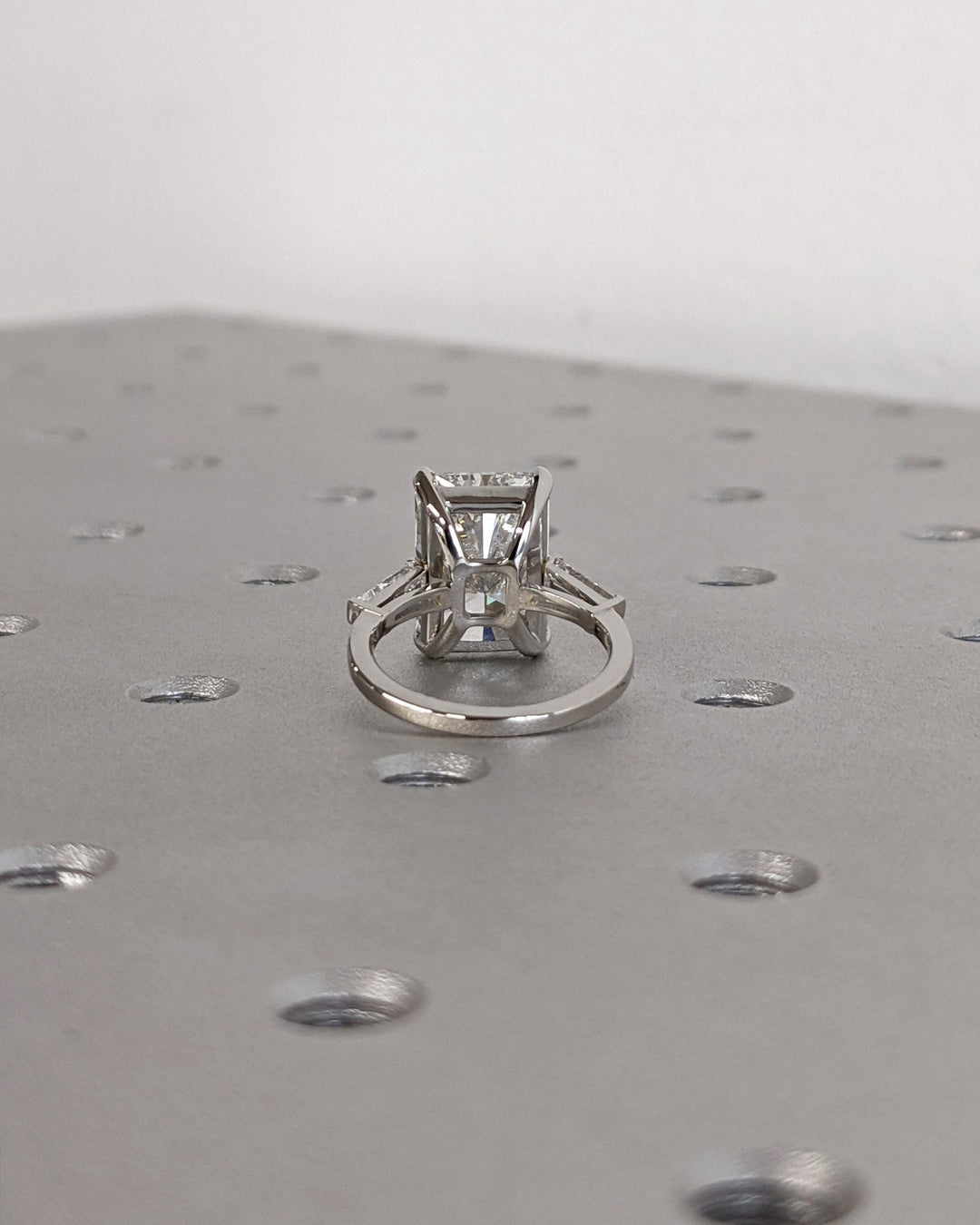High quality radiant lab diamond ring for women