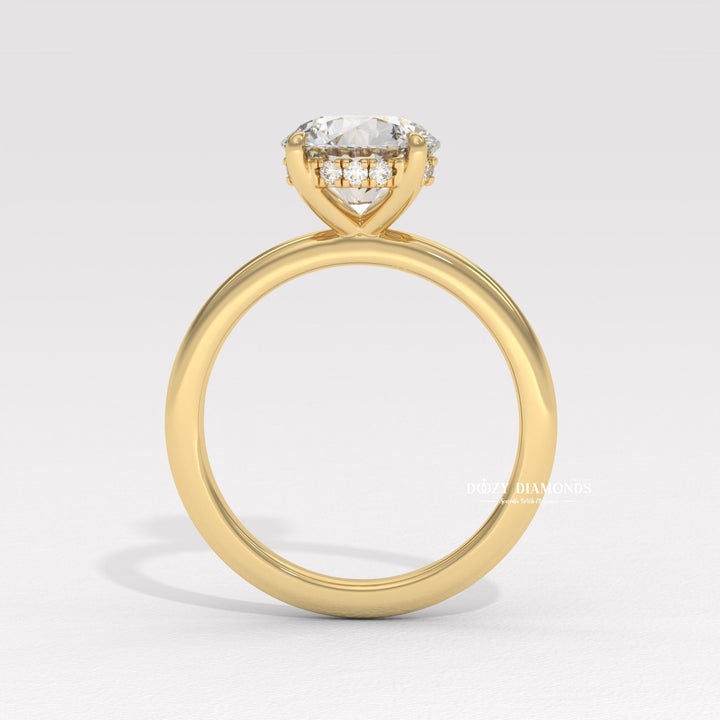 Hidden halo diamond ring
Sustainable diamond engagement ring
Ethical diamond ring
Conflict-free diamond ring