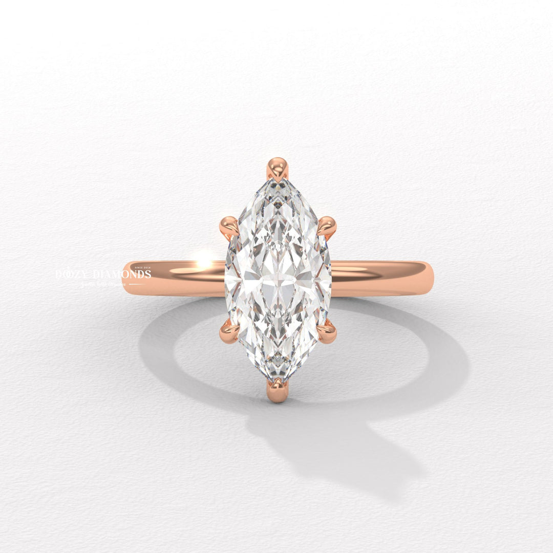 Ethical marquise diamond ring
Sustainable engagement ring
Unique marquise engagement ring