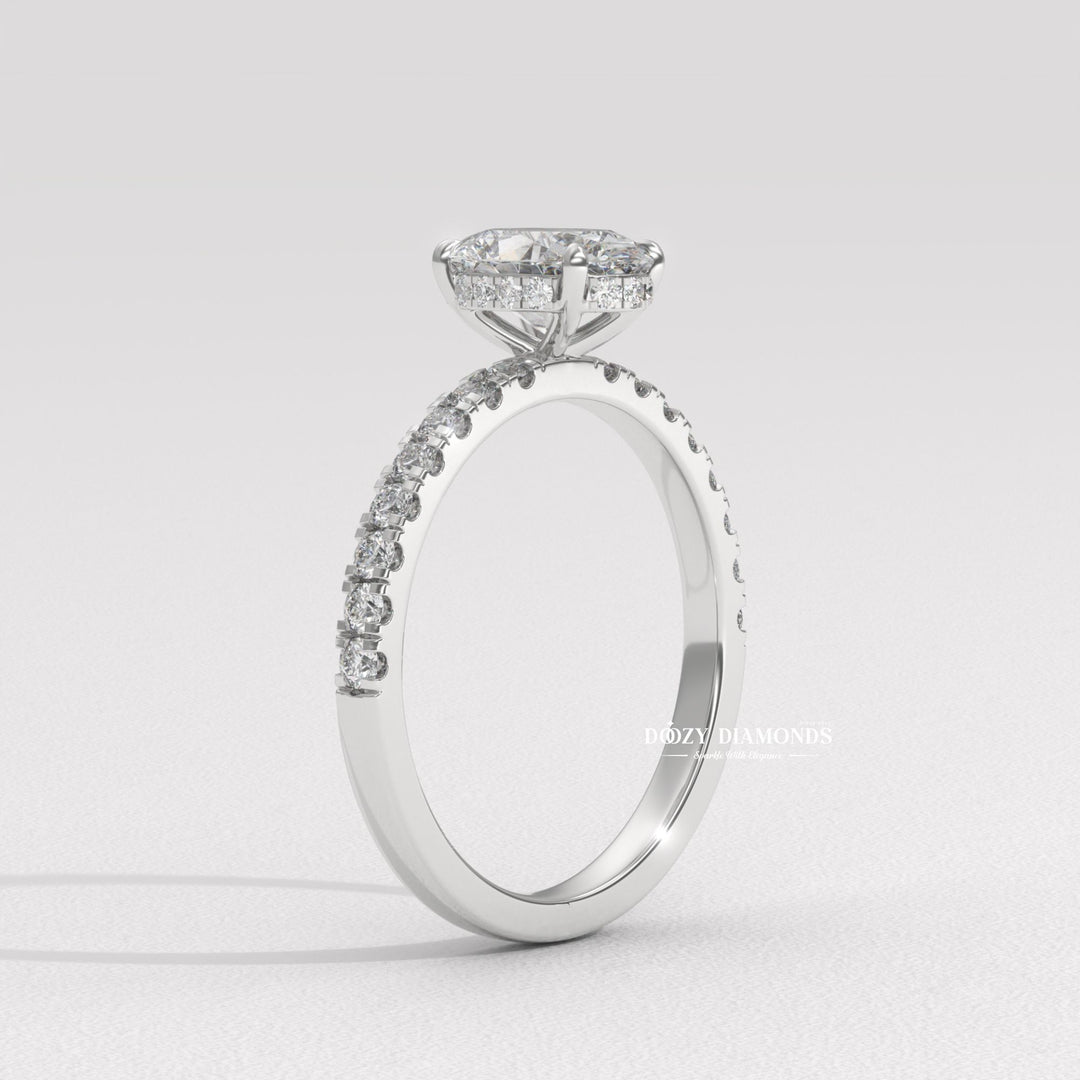 Lab grown oval diamond
Ethical oval diamond ring
Sustainable engagement ring