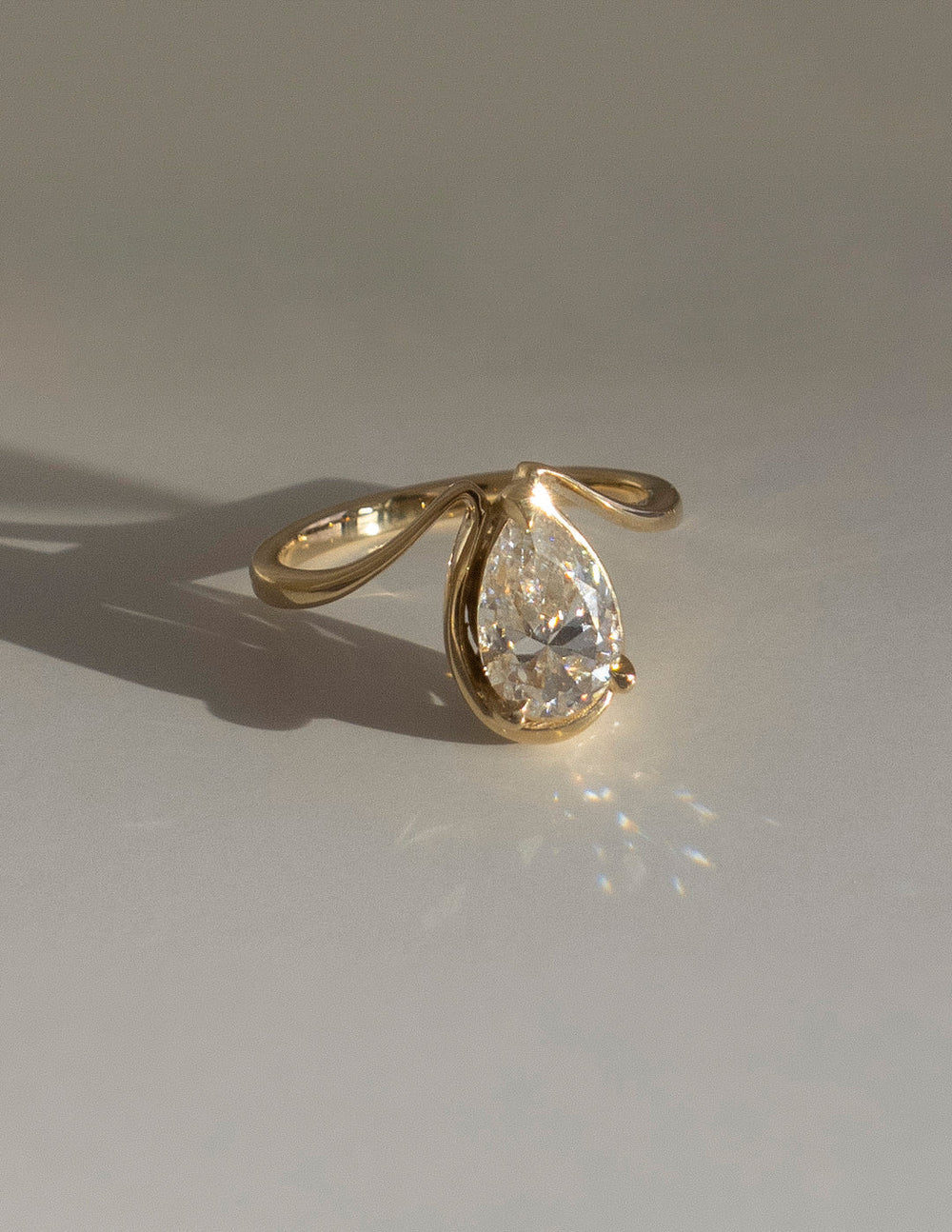 Pear classic diamond ring, Pear modern diamond ring, Pear three-stone diamond ring, Pear side stone diamond ring, Pear cathedral diamond ring, Pear bezel diamond ring, 