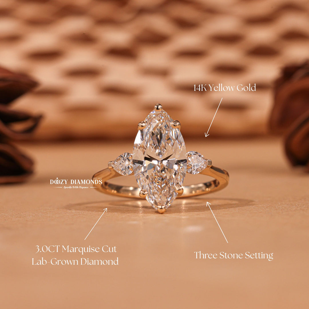 Affordable three-stone diamond rings, Shop three-stone engagement rings, Three-stone ring price, Custom three-stone engagement rings, 
