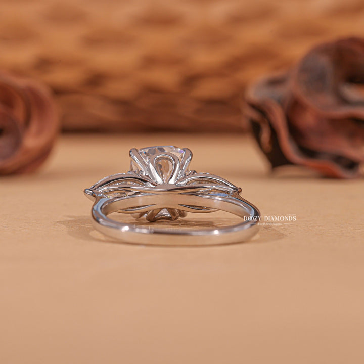 Three-stone ring in 14K gold, Buy princess cut three-stone ring, Oval cut three-stone engagement ring, Exclusive three-stone diamond rings, GIA certified three-stone rings, Three-stone engagement rings under $2000,