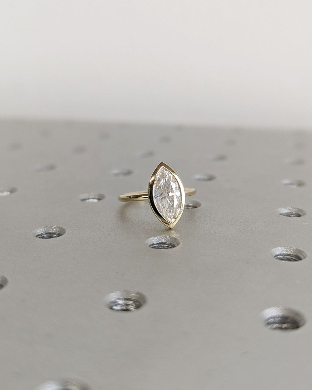 Premium quality marquise cut diamond ring