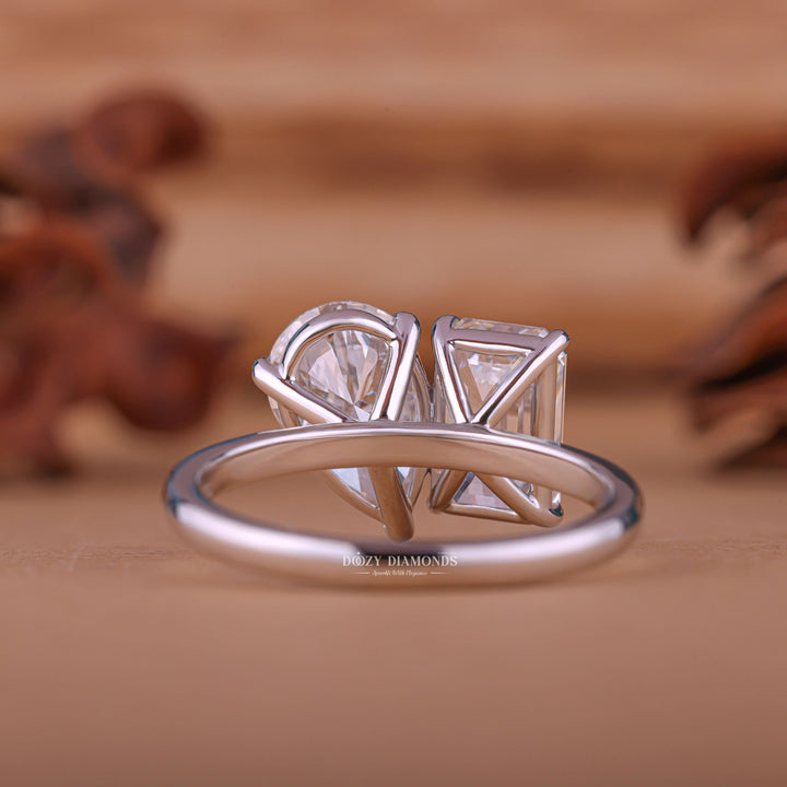 Unique Toi et Moi wedding ring designs, Vintage-inspired Toi et Moi engagement rings, Custom-made Toi et Moi diamond rings, Platinum Toi et Moi engagement rings
