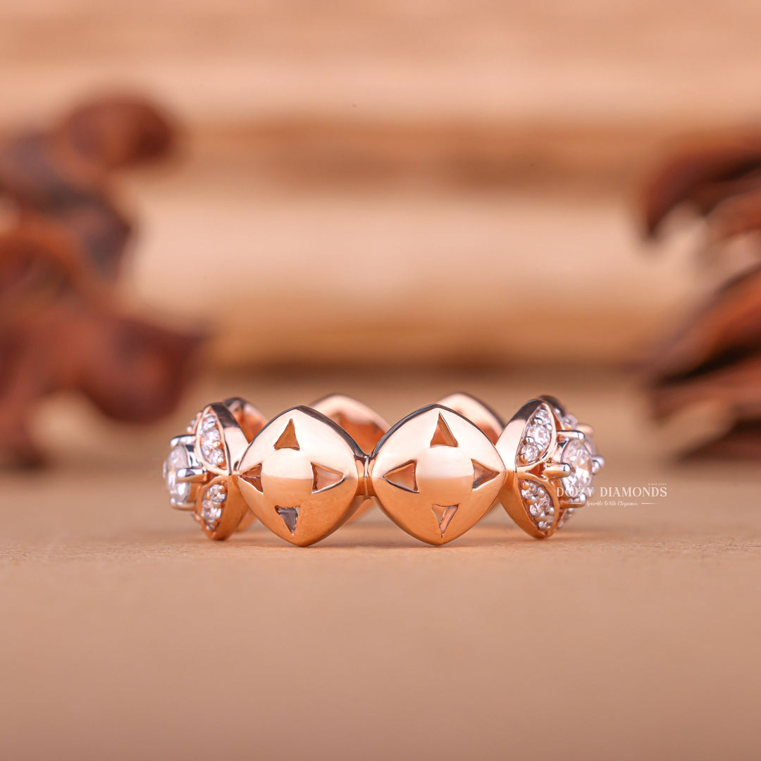 Unique lab grown matching wedding band sets, Lab grown diamond band with hidden halo, Designer lab grown wedding bands collection, Lab grown moissanite wedding bands alternative, 