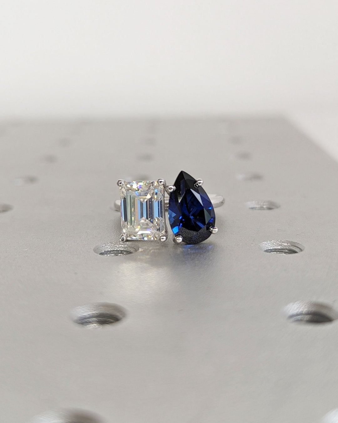 2.50CT two stone engagement ring for women