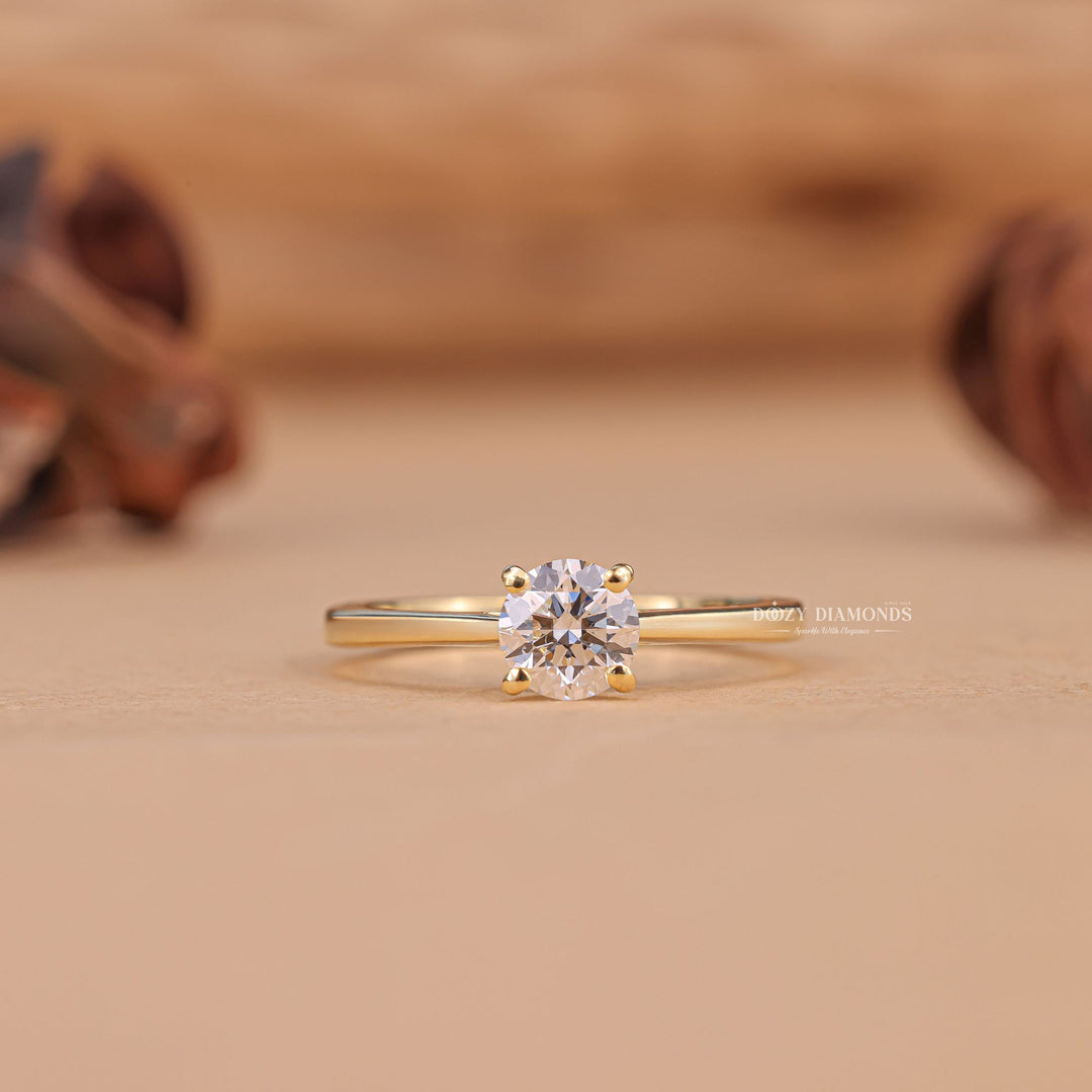 ethical diamond ring, sustainable diamond jewelry, conflict free engagement ring, round cut diamond jewelry, bridal