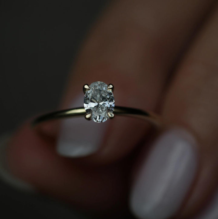 oval engagement ring