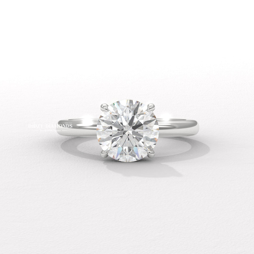 Hidden halo wedding ring
Affordable diamond engagement ring
VVS1 lab grown diamond ring
D-F color lab diamond ring
Petite pave hidden halo ring