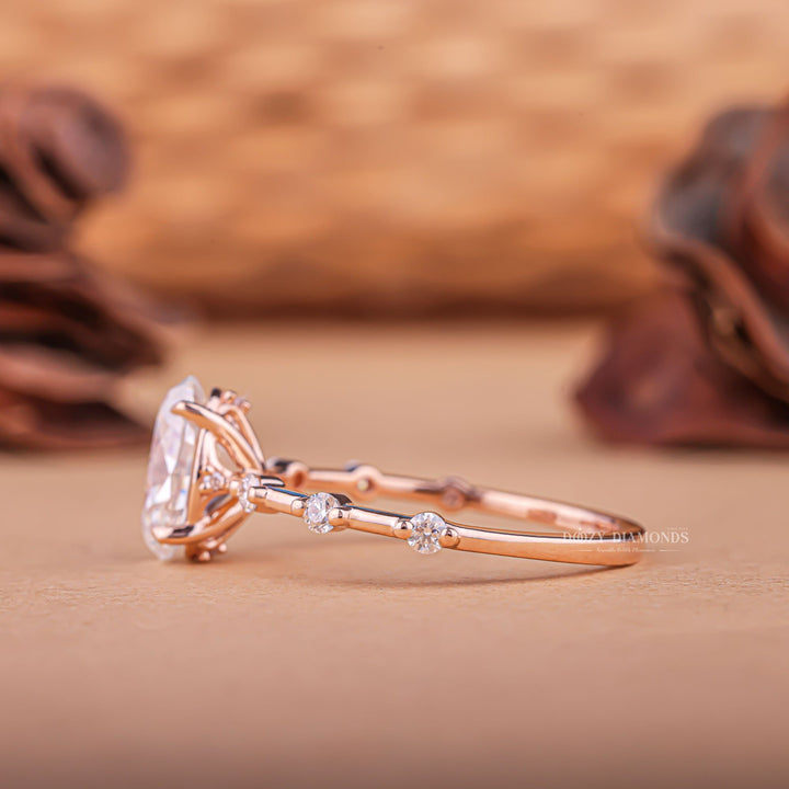 Victorian engagement ring, Edwardian engagement ring, Contemporary engagement ring, Nature-inspired engagement ring, Unique engagement ring, Custom engagement ring, 