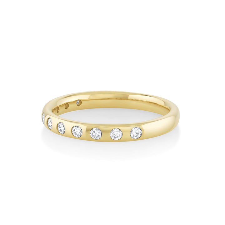 Round Diamond CVD EF/VVS Flush Set Eternity Wedding Band