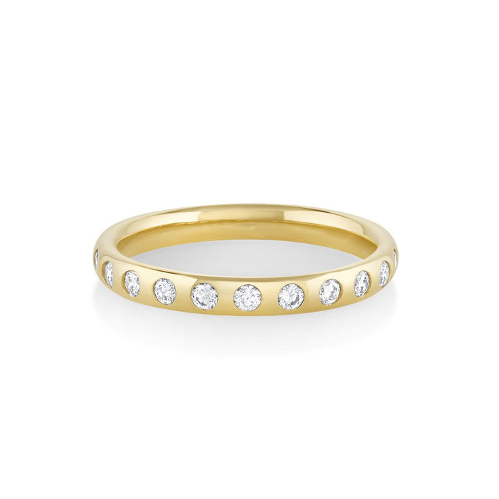 Round Diamond CVD EF/VVS Flush Set Eternity Wedding Band