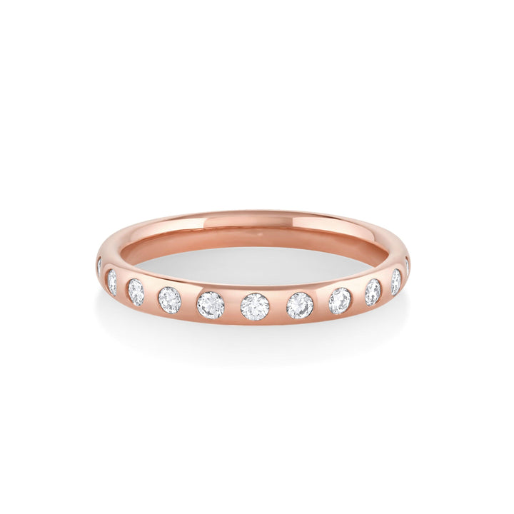 Round Diamond CVD EF/VVS Flush Set Eternity Wedding Band