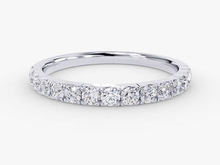 0.45CT Eternity Round Cut CVD EF/VVS Diamond Wedding Band