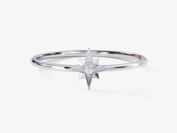 North Star Diamond Ring For Her