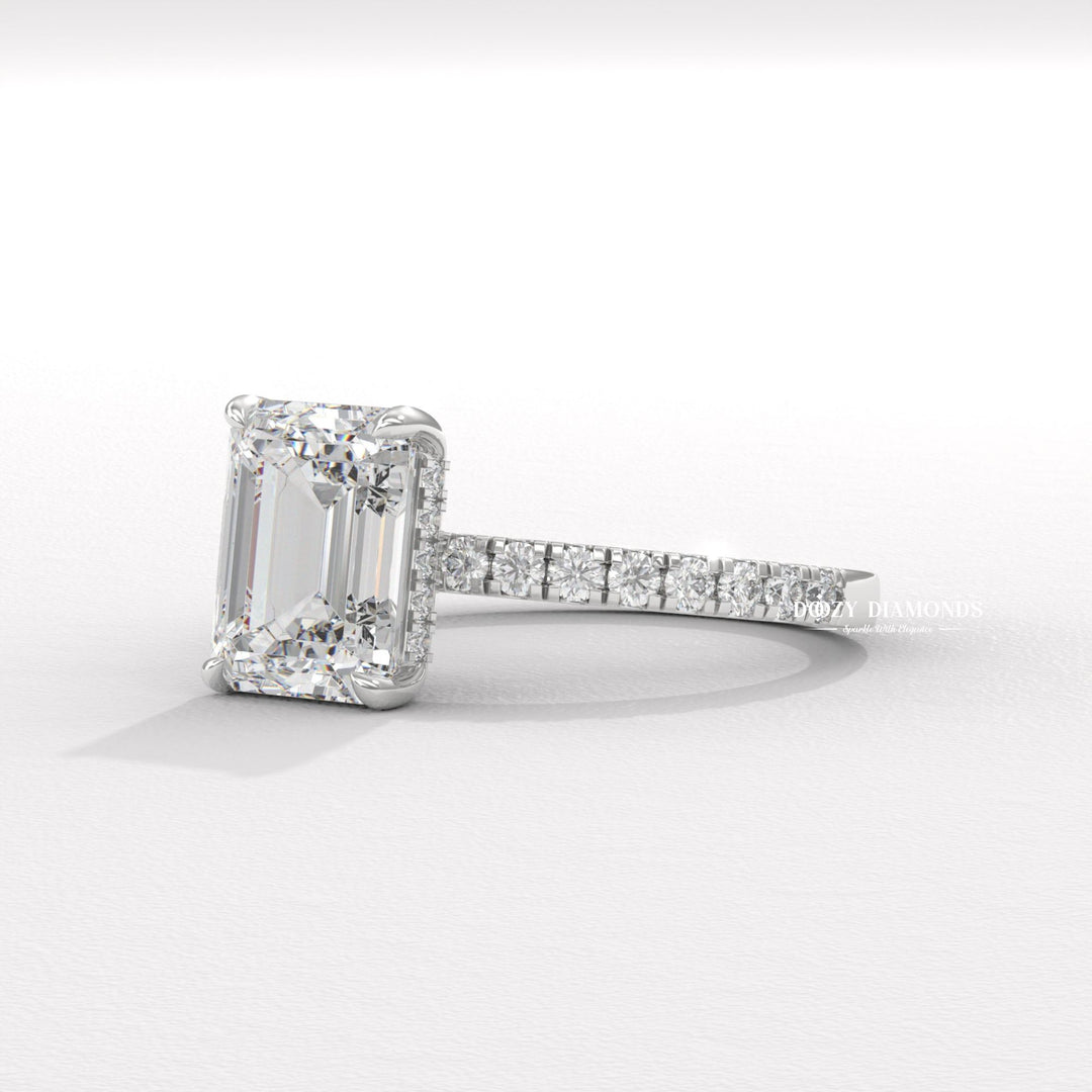 White gold engagement ring

