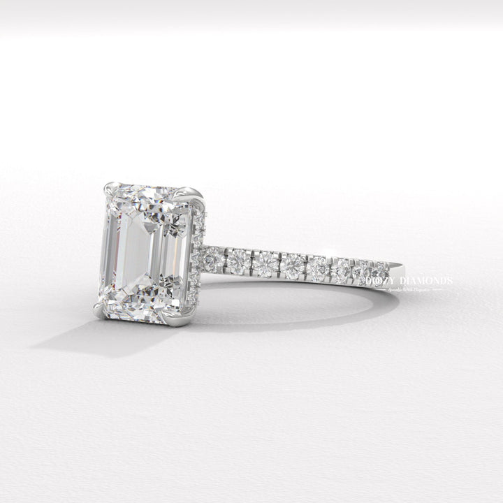 White gold engagement ring
