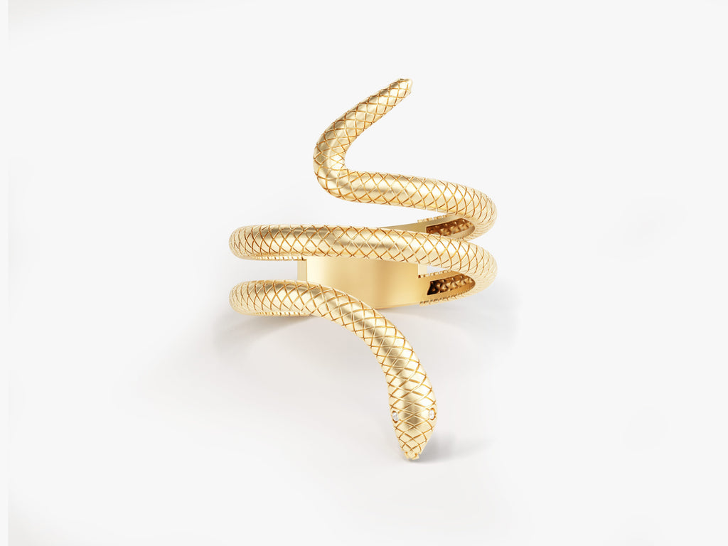 Snake Diamond Ring For Women