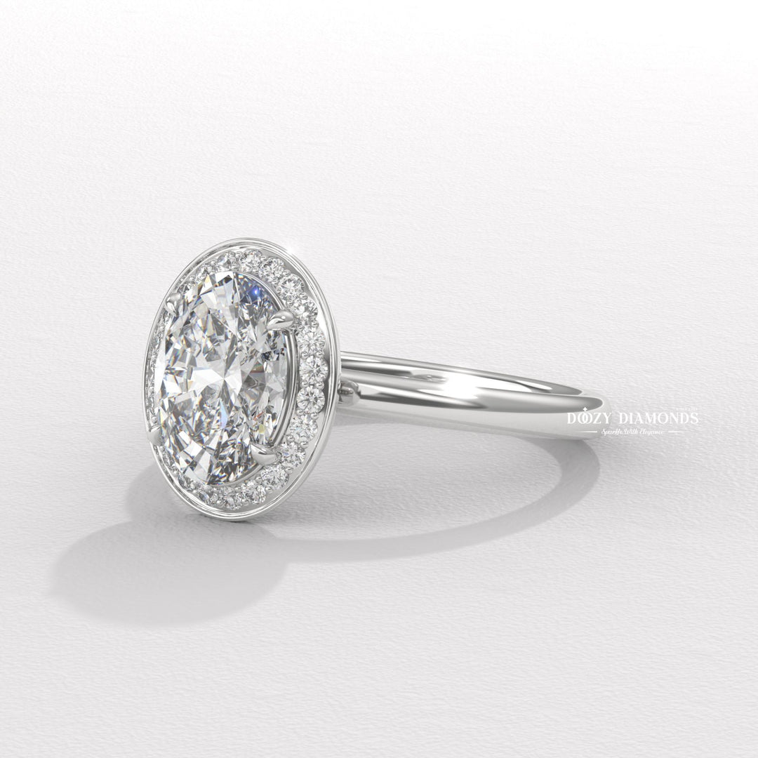 Oval customized diamond engagement ring, Oval made-to-order diamond engagement ring, Oval personalized diamond engagement ring, Oval exclusive diamond engagement 