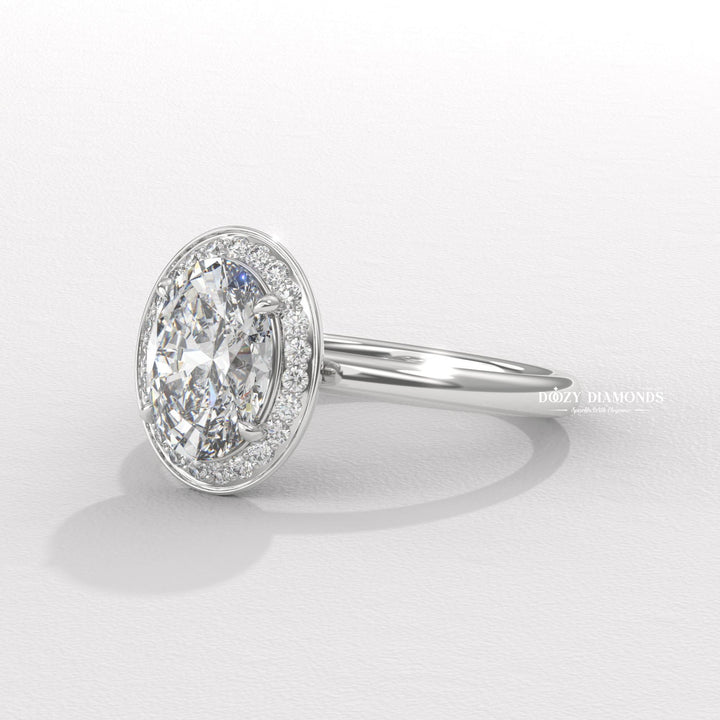 Oval customized diamond engagement ring, Oval made-to-order diamond engagement ring, Oval personalized diamond engagement ring, Oval exclusive diamond engagement 