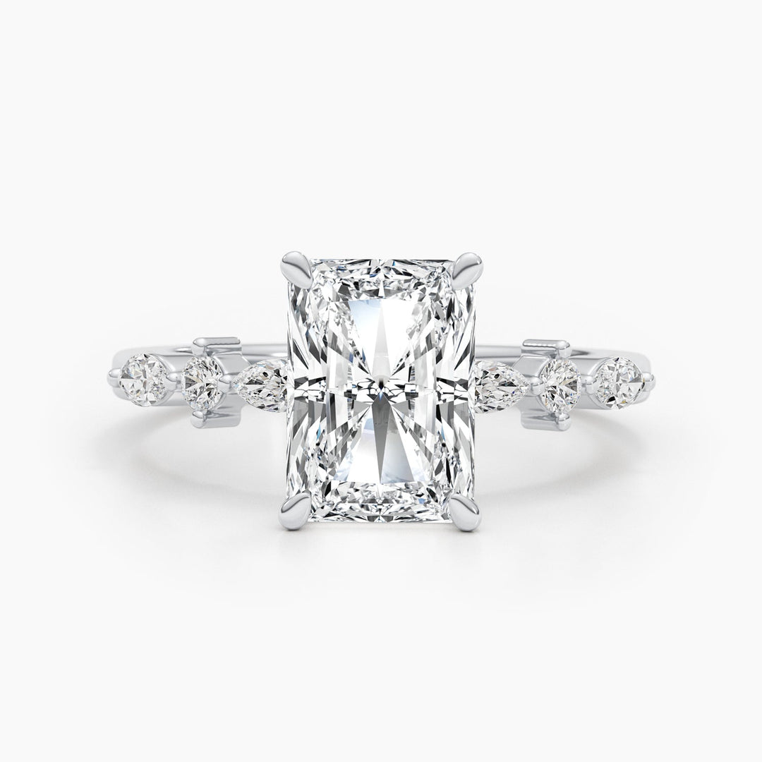 G VS diamond engagement ring,