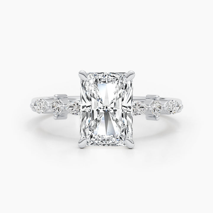 G VS diamond engagement ring,