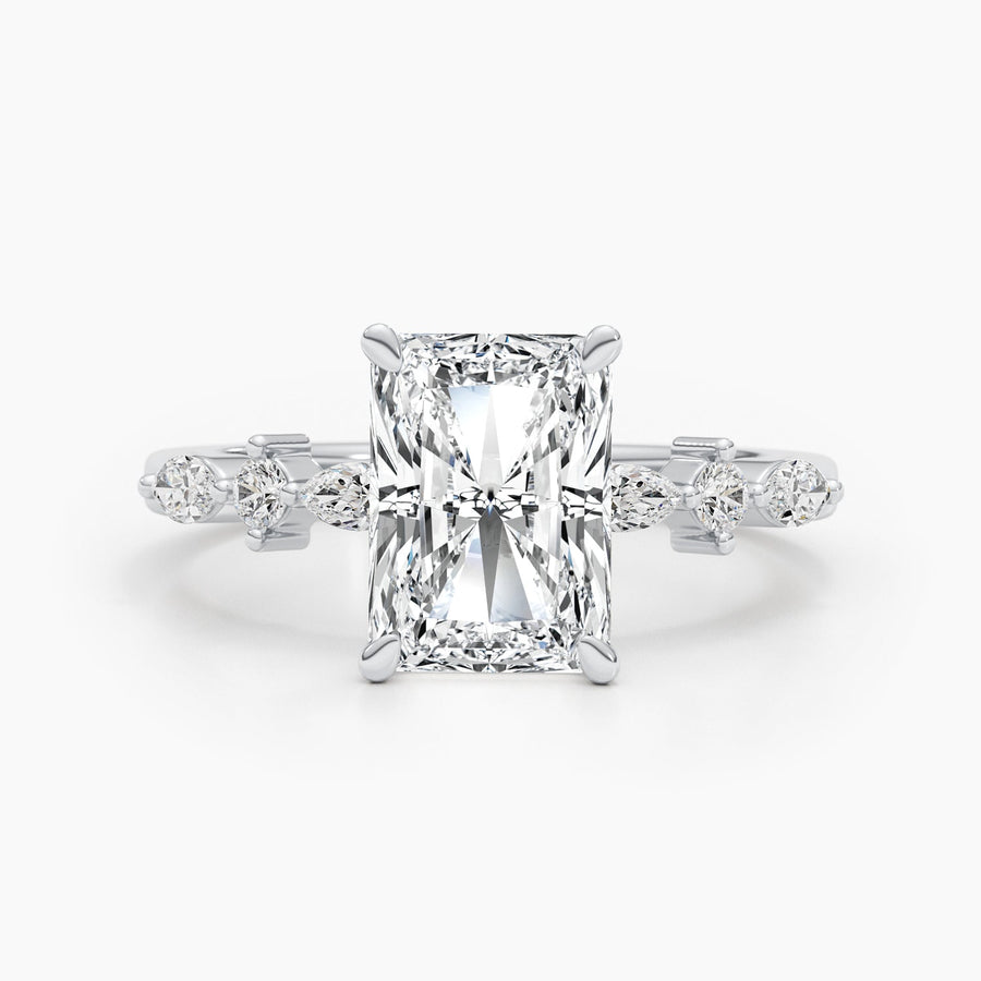 G VS diamond engagement ring,