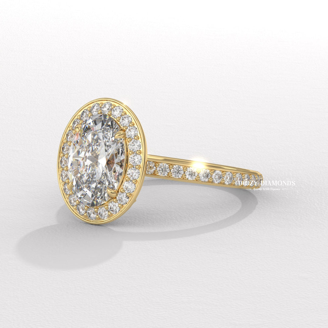oval center stone ring, handcrafted diamond ring, premium diamond ring, classic engagement ring, timeless diamond ring, diamond wedding ring, romantic engagement ring