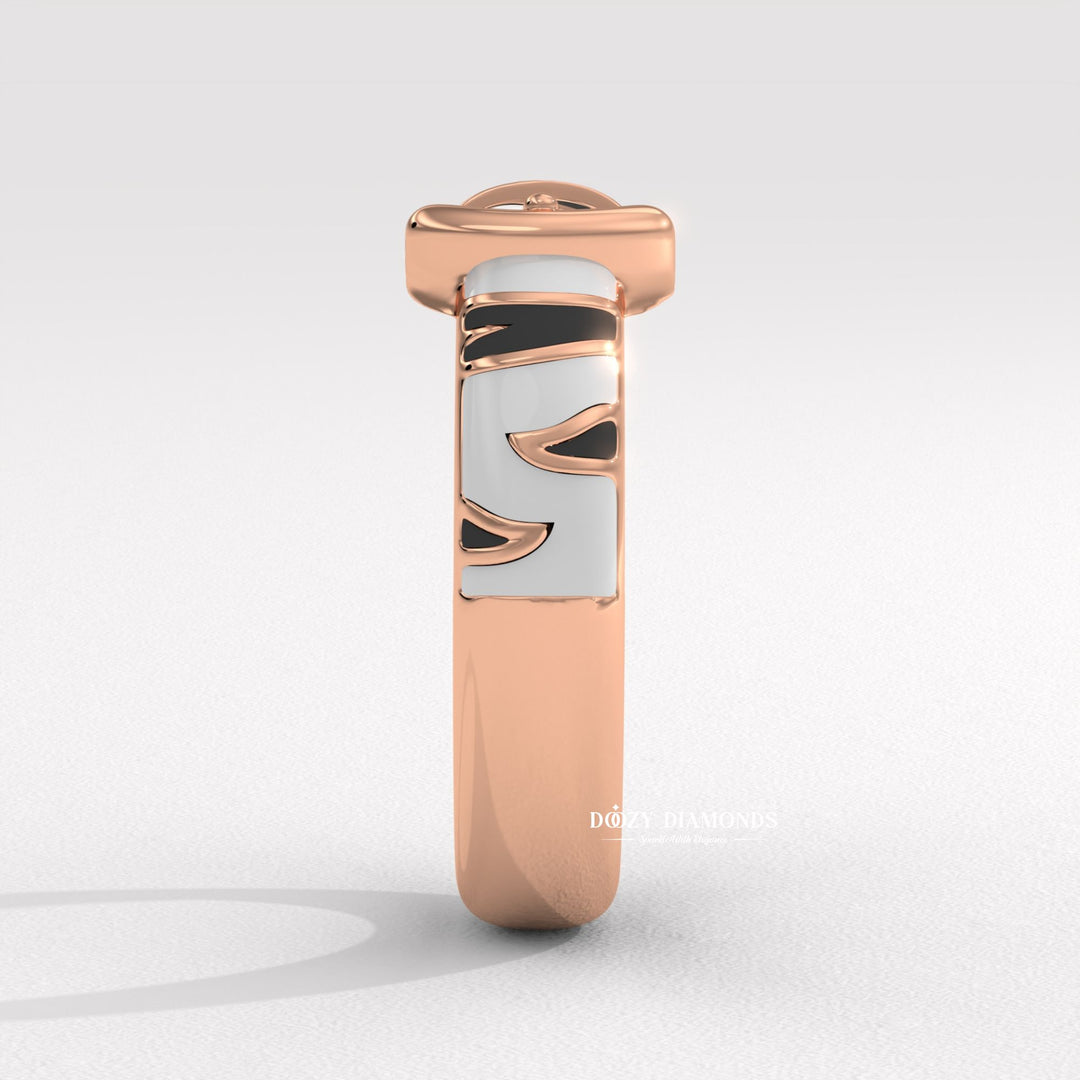 Minimalist Belt Buckle Ring for Her
