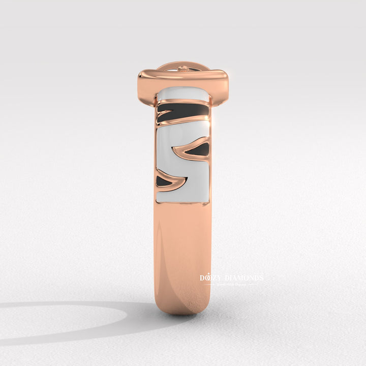 Minimalist Belt Buckle Ring for Her