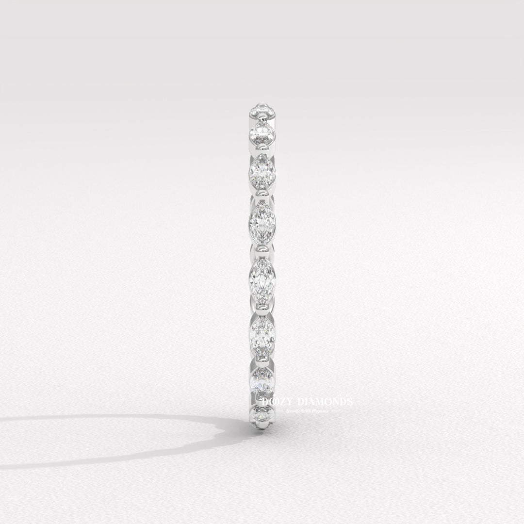 Marquise Lab Grown Diamond Band In Full Eternity