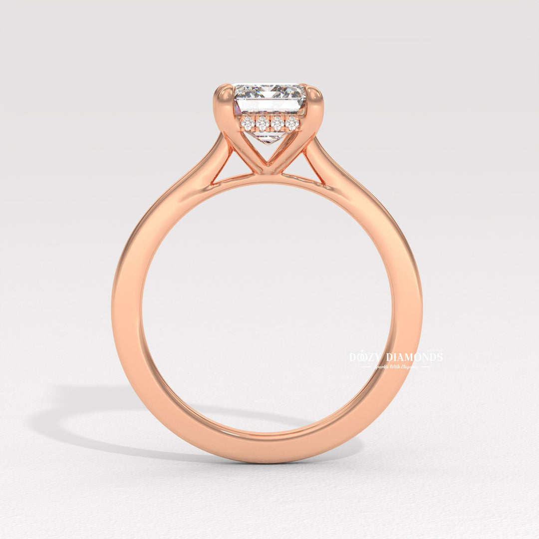 artisan crafted diamond ring, bridal keepsake jewelry, luxury wedding ring, refined engagement jewelry, contemporary hidden halo ring, premium wedding collection, wedding celebration jewelry,
